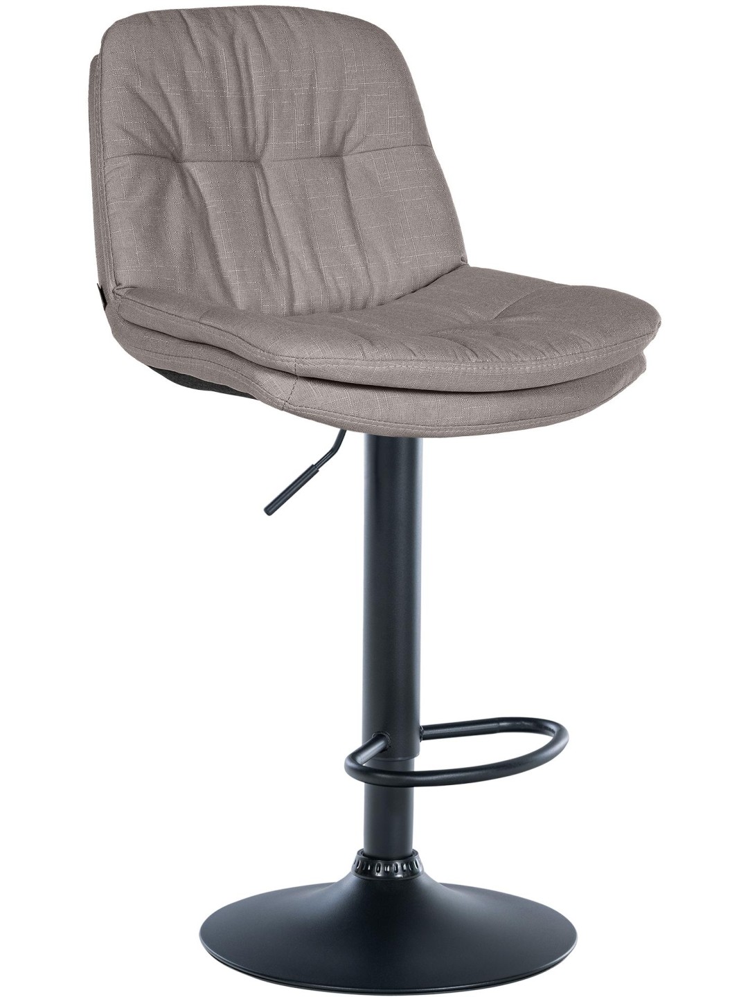 Barová stolička Laurel látka, sivá