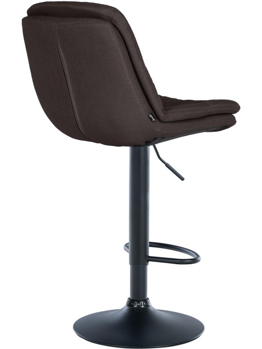 Barová stolička Laurel látka, tmavosivá