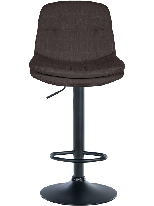 Barová stolička Laurel látka, tmavosivá