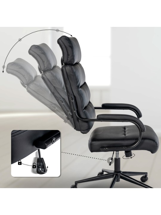 Kancelárske kreslo Campo, čierna/čierna