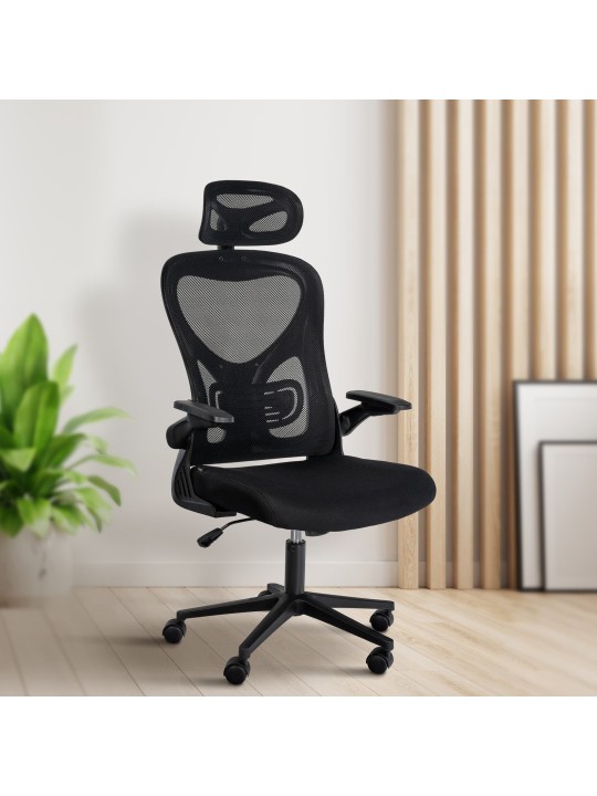 Kancelárska stolička Roseburg, čierna