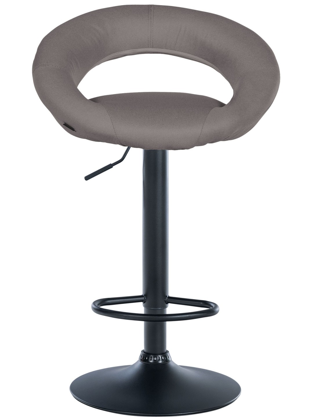 Barová stolička Olinda látka, sivá