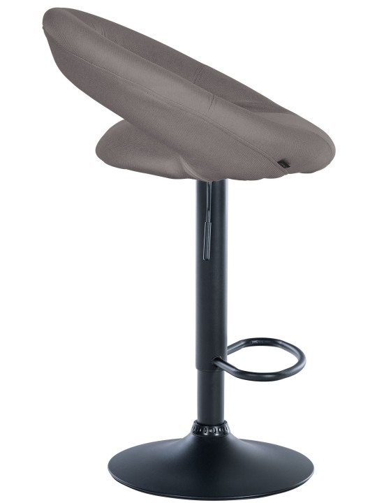 Sada 2 barových stoličiek látka Olinda, sivá