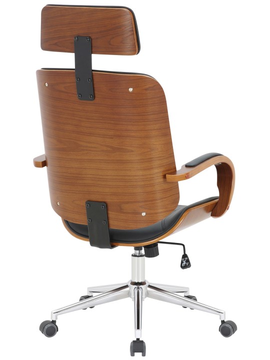 Kancelárska stolička Dayton, orech/čierna