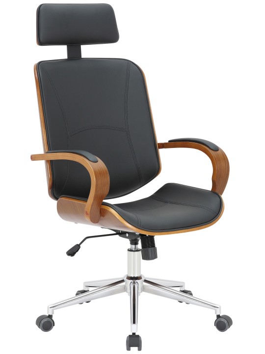 Kancelárska stolička Dayton, orech/čierna
