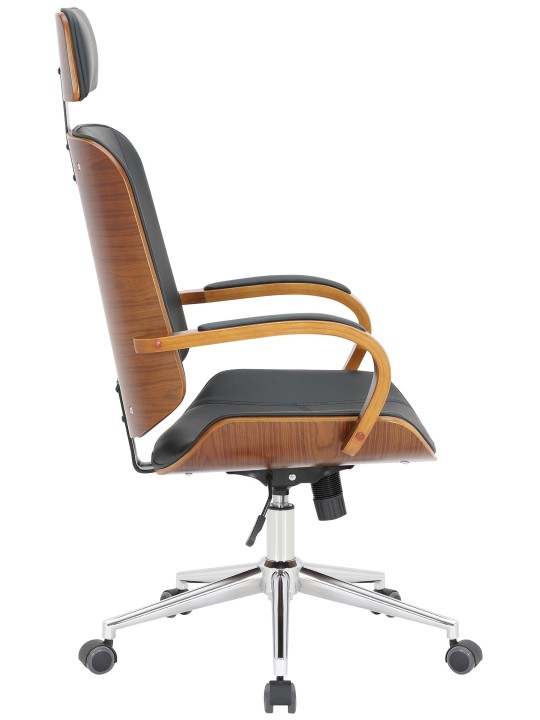 Kancelárska stolička Dayton, orech/čierna