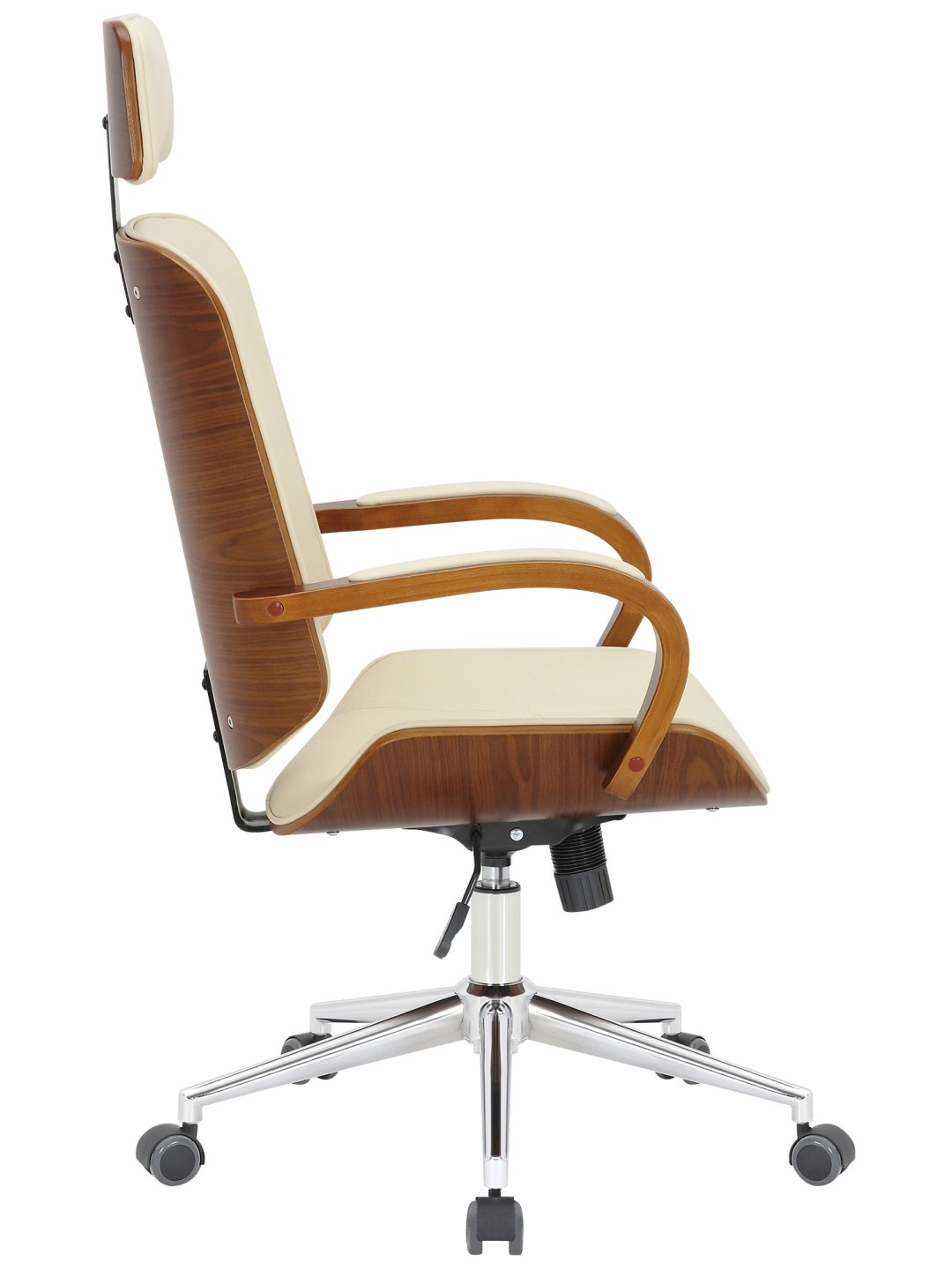 Kancelárska stolička Dayton, orech/krémová