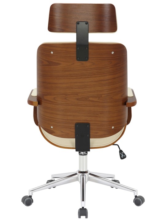 Kancelárska stolička Dayton, orech/krémová