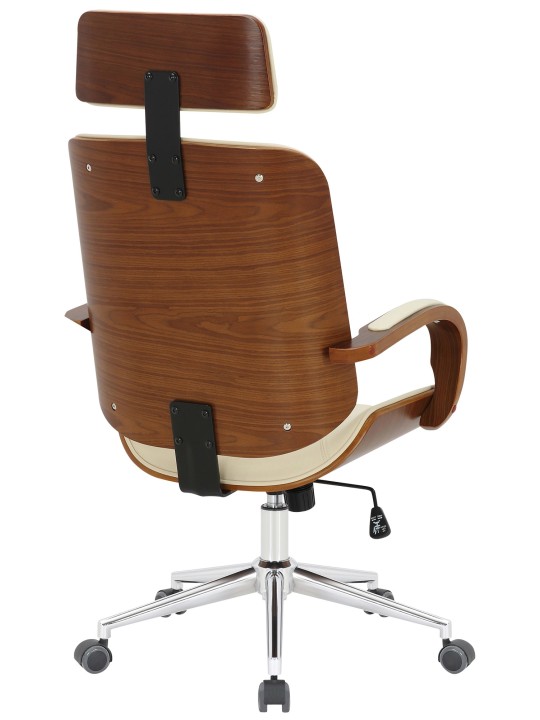 Kancelárska stolička Dayton, orech/krémová