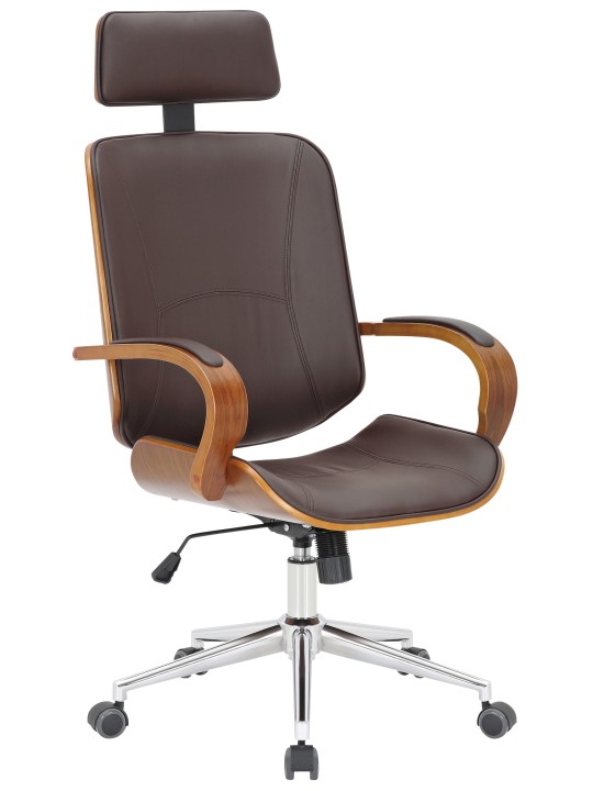 Kancelárska stolička Dayton, orech/hnedá