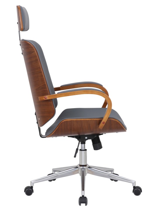 Kancelárska stolička Dayton, orech/sivá