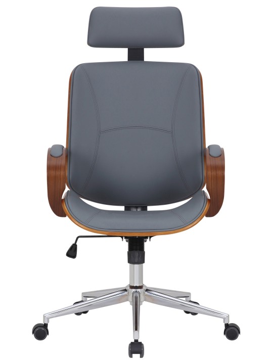 Kancelárska stolička Dayton, orech/sivá