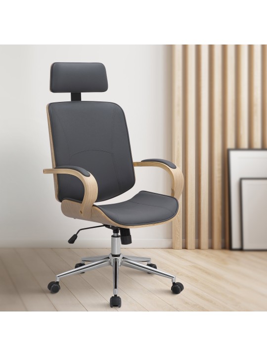 Kancelárska stolička Dayton, natura/grau