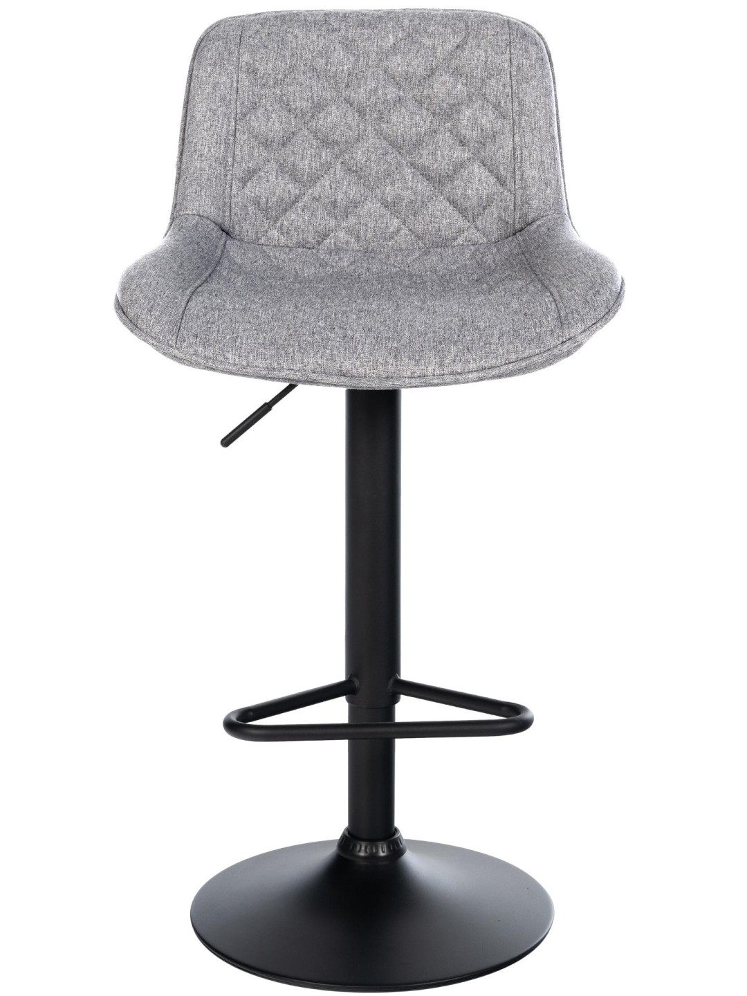Barová stolička látka Kasson, sivá