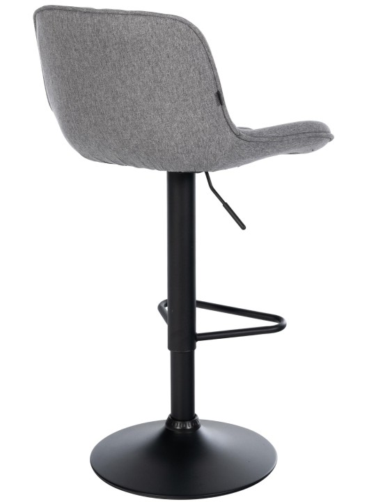 Barová stolička látka Kasson, tmavosivá