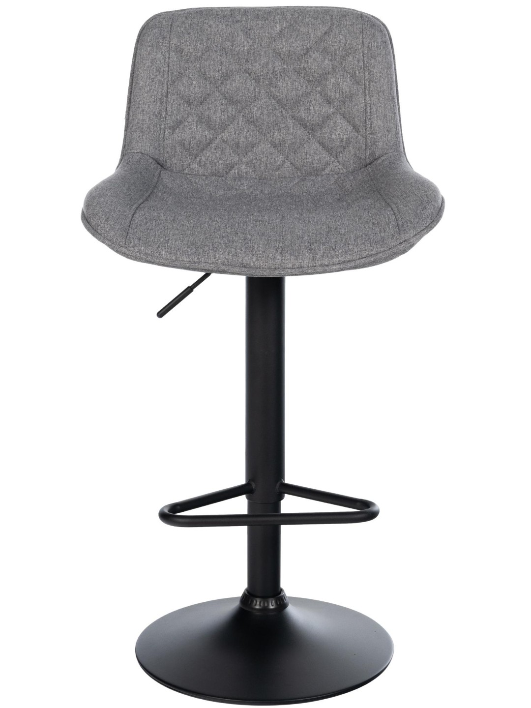 Barová stolička látka Kasson, tmavosivá