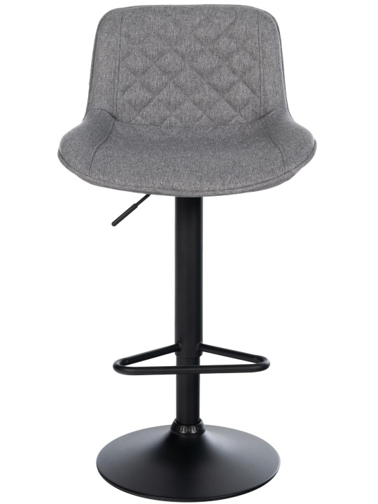 Barová stolička látka Kasson, tmavosivá