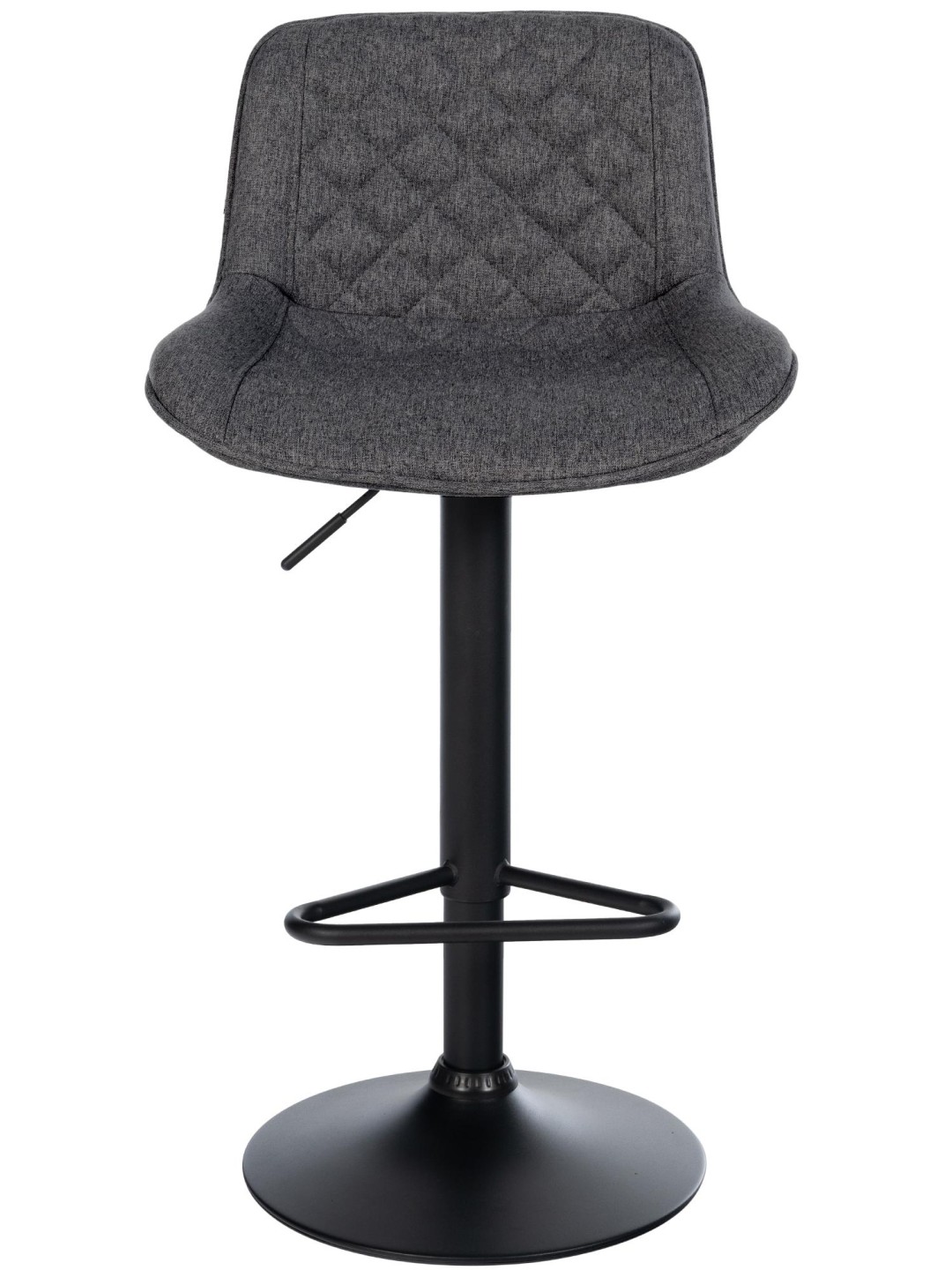 Barová stolička látka Kasson, čierna