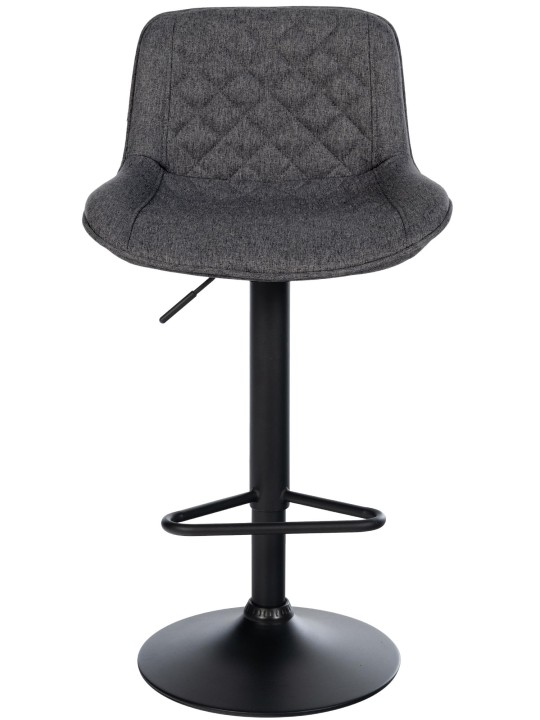 Barová stolička látka Kasson, čierna