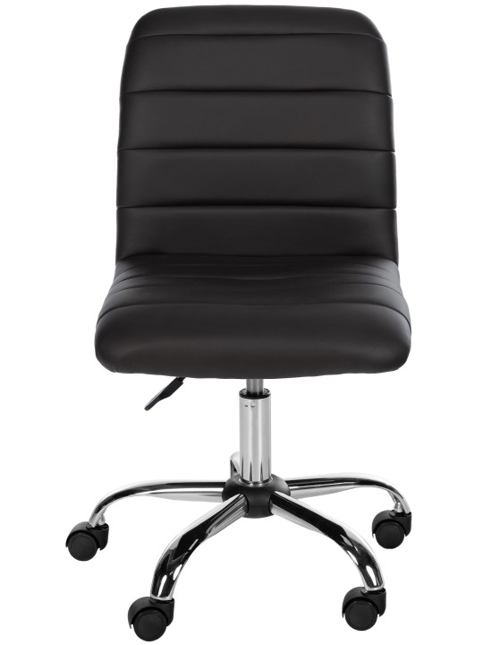 Pracovná stolička Redding z umelej kože, hnedá