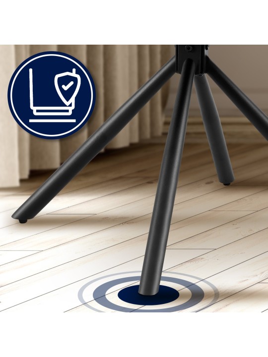 Sada 2 stoličiek látka Tipton, tmavosivá