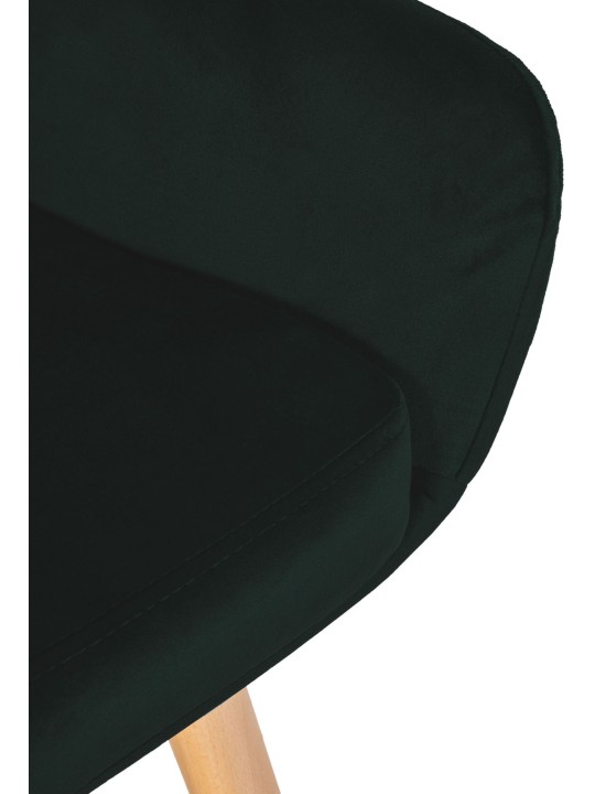 Barová stolička Grant velvet, zelená