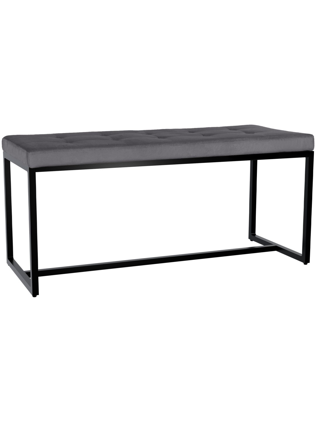 Barci B Velvet Bench, tmavosivá