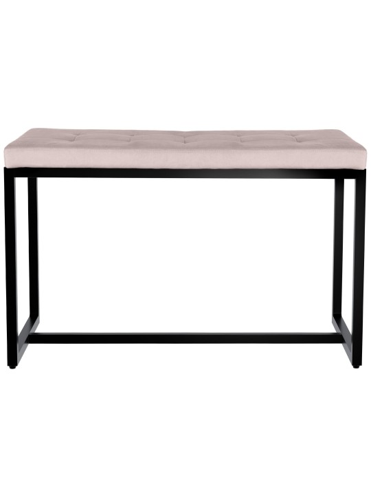 Barci B Velvet Bench, svetlosivá