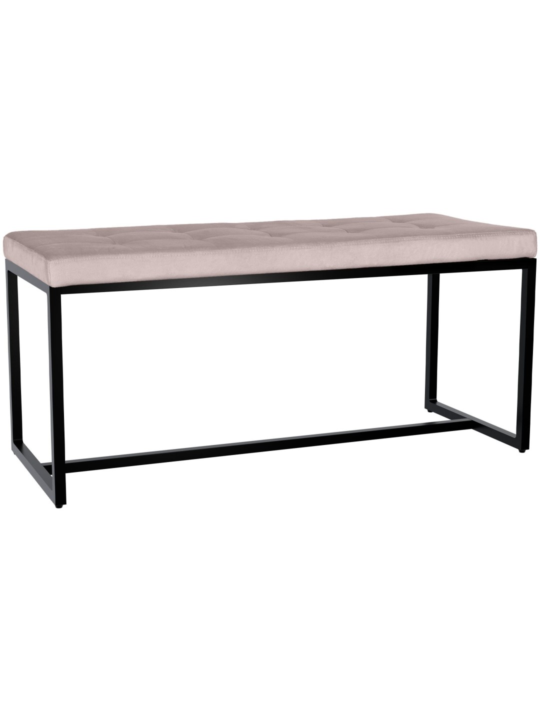 Barci B Velvet Bench, svetlosivá