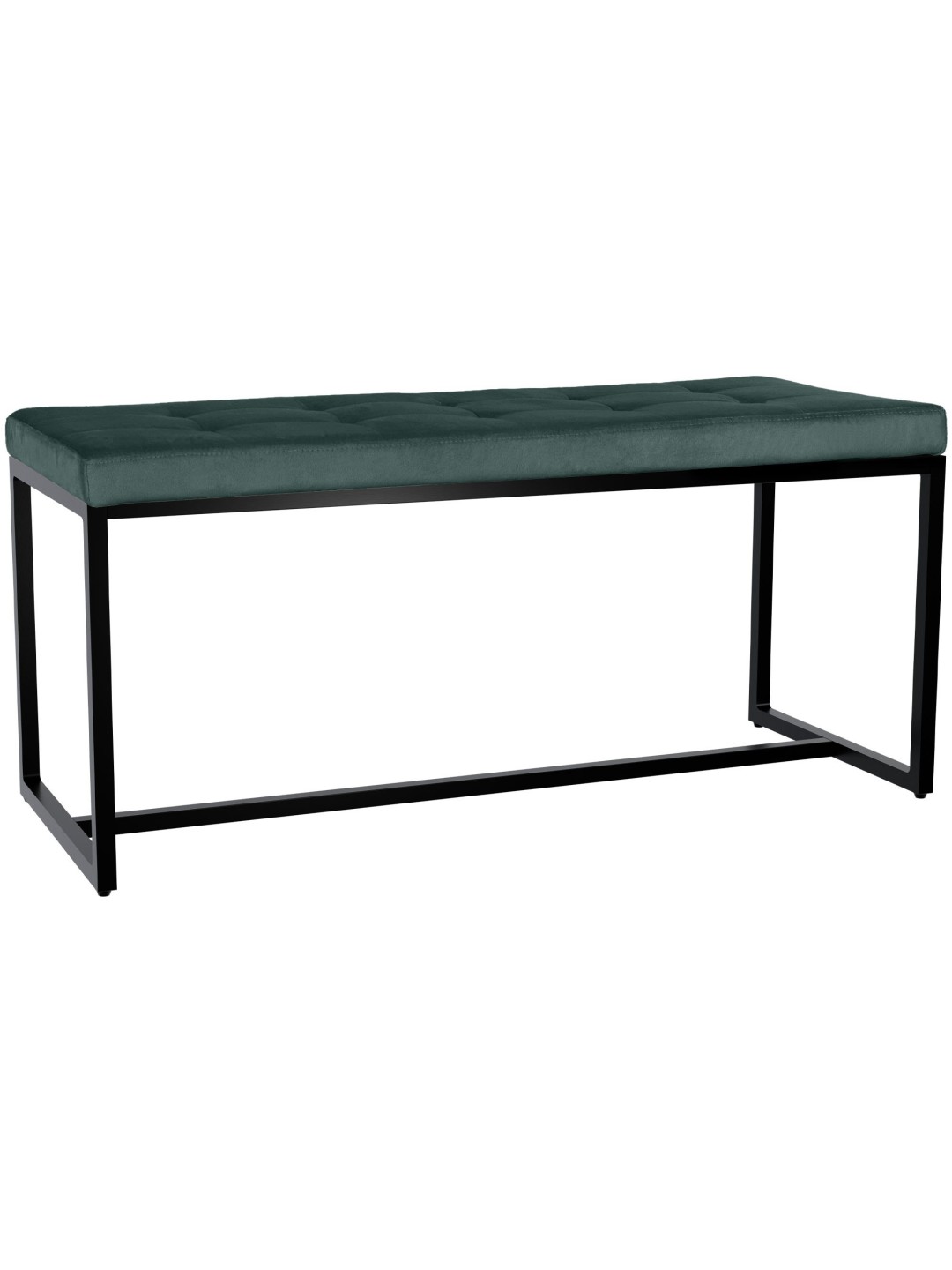 Barci B Velvet Bench, zelená