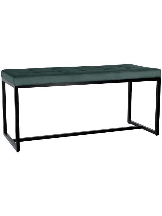 Barci B Velvet Bench, zelená