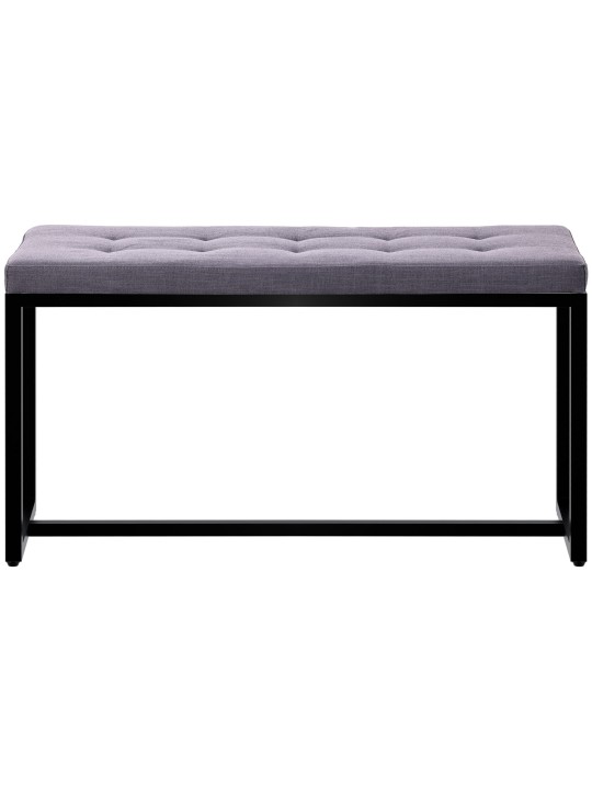 Lavička Barci B látka, tmavosivá