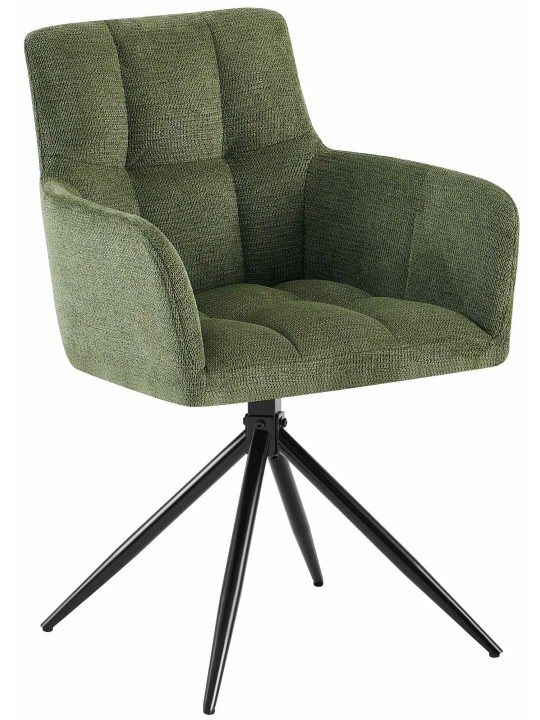 Jedálenská stolička Jonah látka, zelená