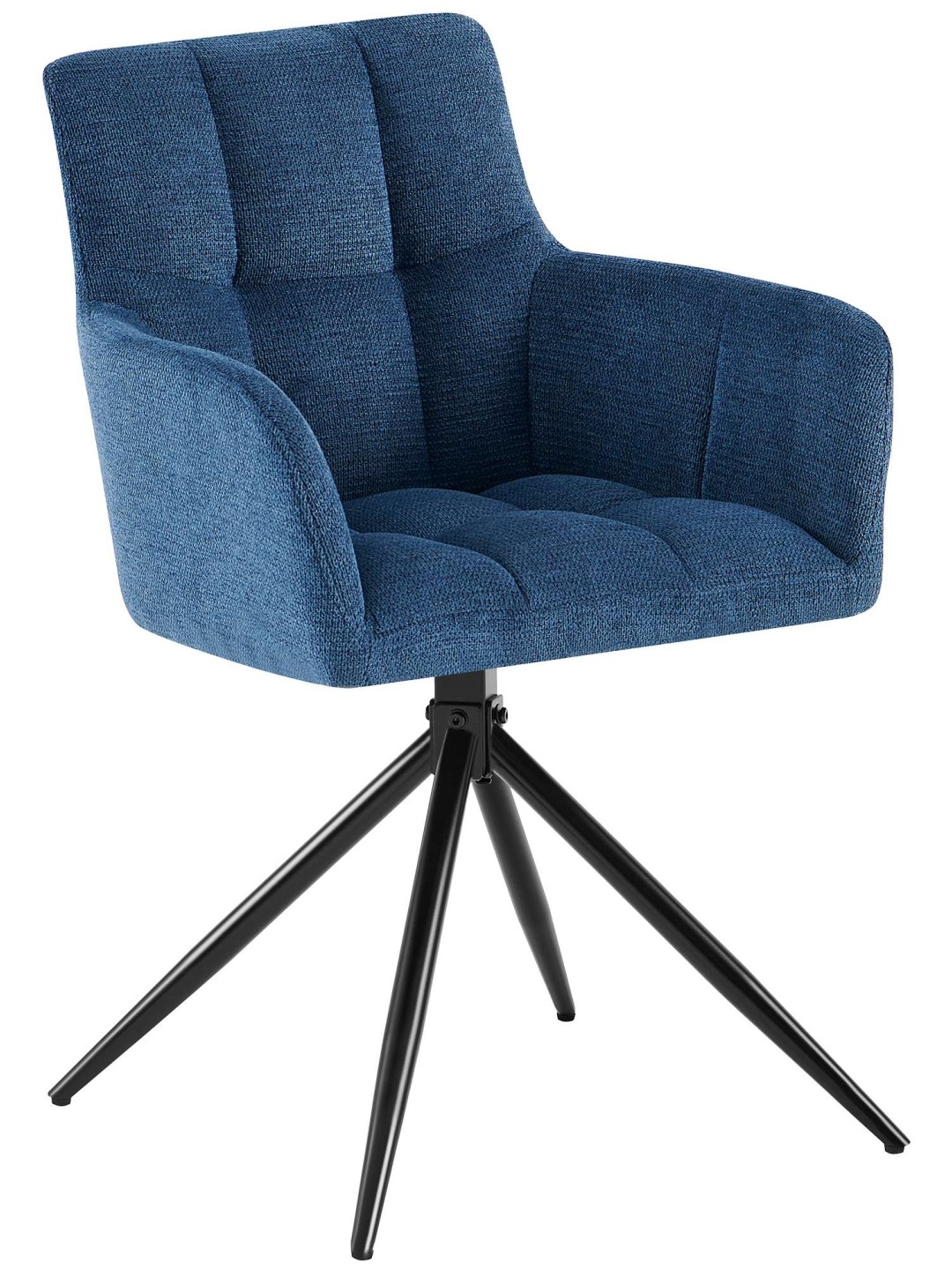 Jedálenská stolička Jonah látka, tmavomodrá