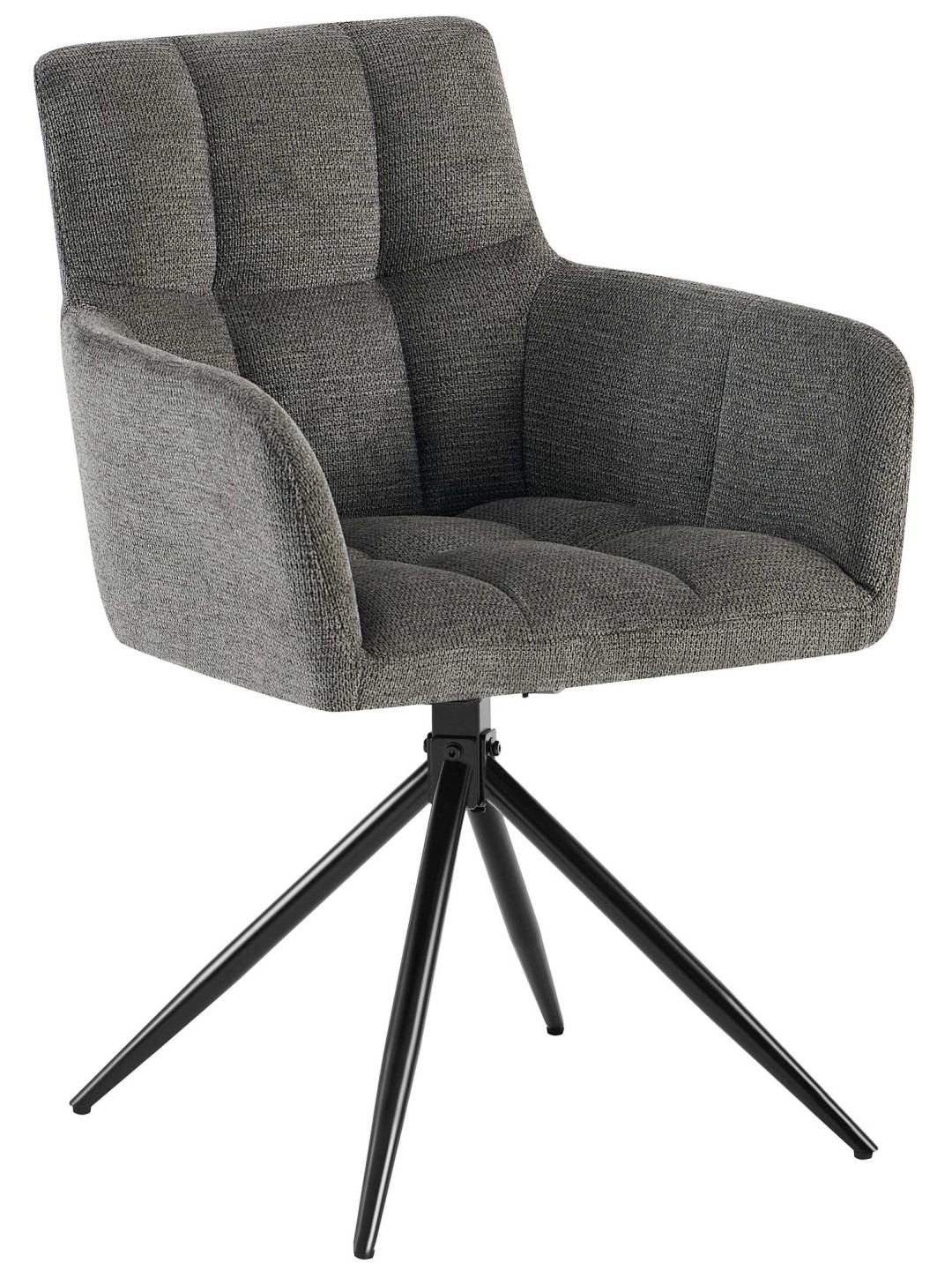 Jedálenská stolička Jonah látka, tmavosivá