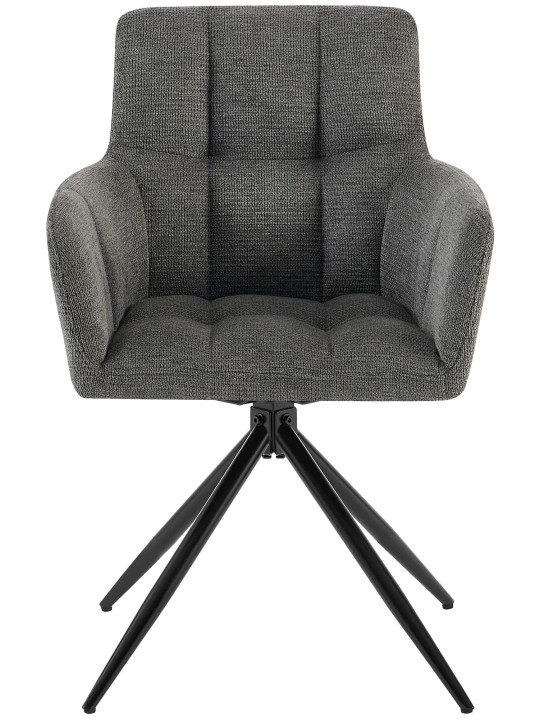 Jedálenská stolička Jonah látka, tmavosivá