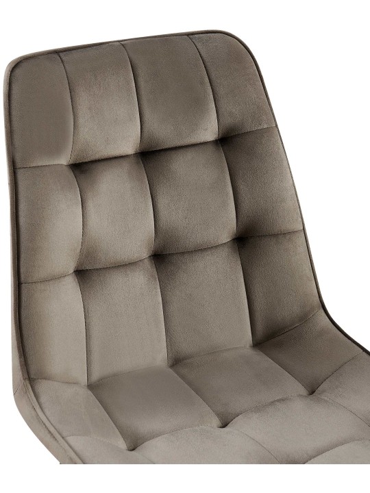 Sada 2 jedálenských stoličiek Gifford velvet, antracitová