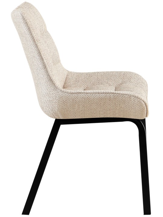 Sada 2 stoličiek látka Saranda, slonová kosť