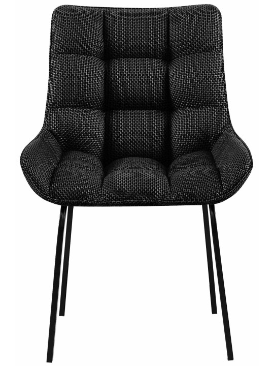 Sada 2 stoličiek látka Saranda, titanovo sivá