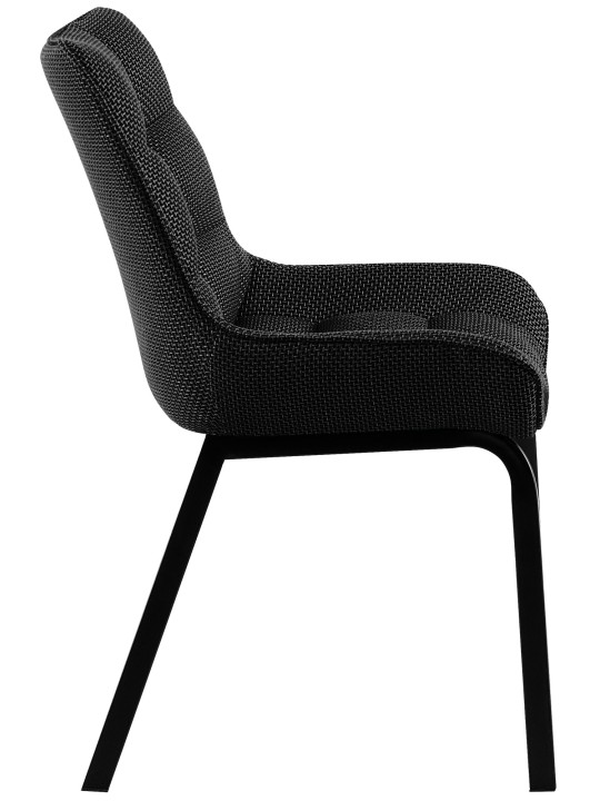 Sada 2 stoličiek látka Saranda, titanovo sivá