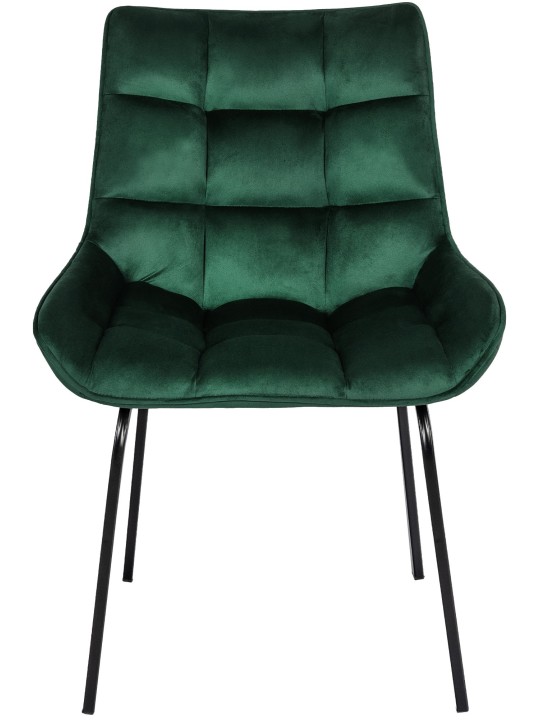 Sada 2 stoličiek Saranda velvet, zelená