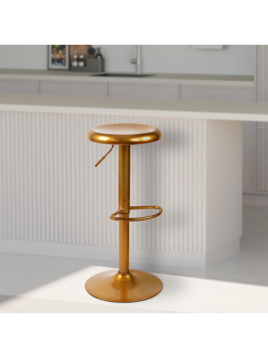 Barová stolička Williston, zlatá