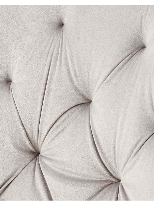 Sada 2 jedálenských stoličiek Wallace velvet, sivá