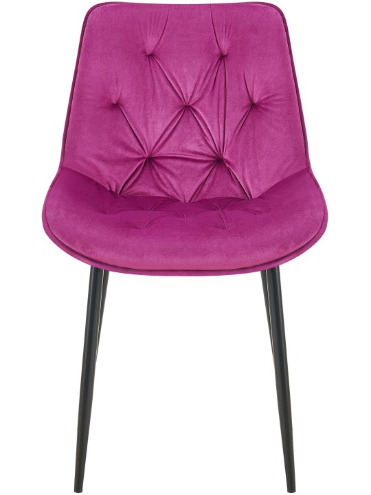 Sada 2 jedálenských stoličiek Wallace velvet, fialová