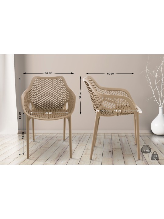 Stolička Air XL, bahnitá