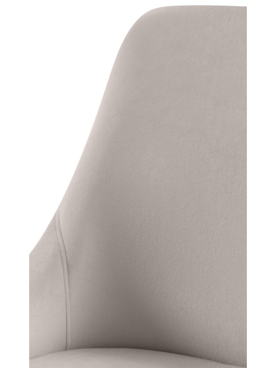 Elmira zamatová jedálenská stolička, sivá