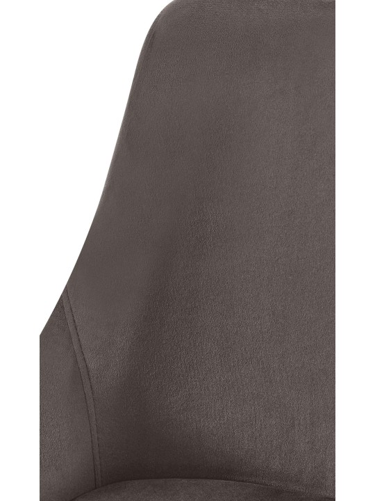 Jedálenská stolička Elmira velvet gold, antracitová