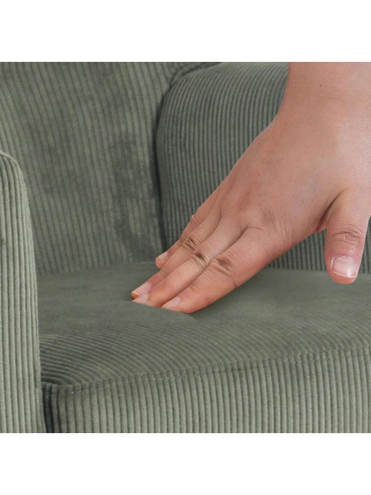 Kreslo Kioni Cord, zelená