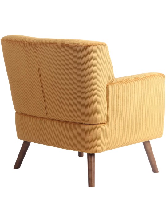 Kreslo Kioni Cord, oranžová