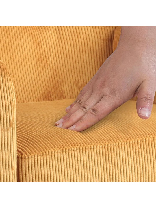 Kreslo Kioni Cord, oranžová